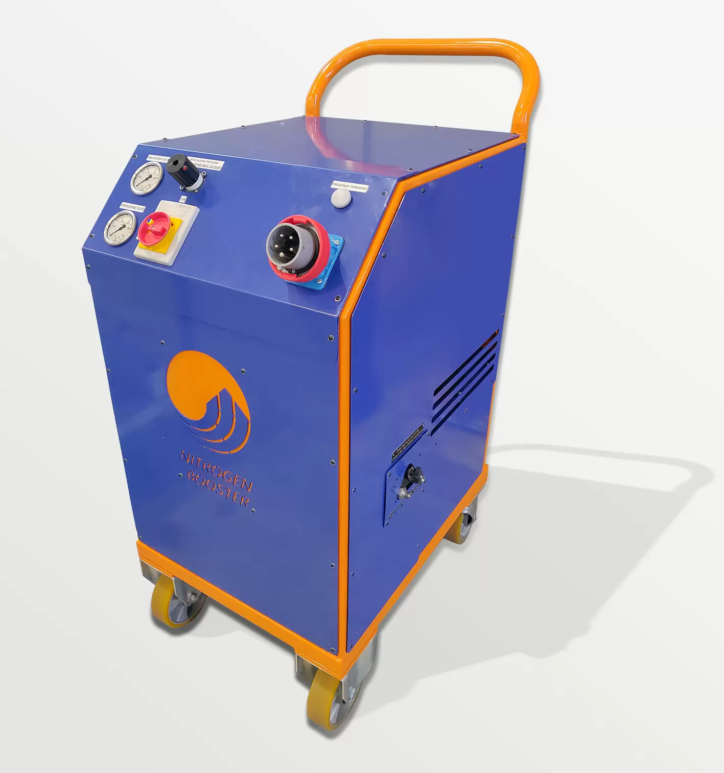 Nitrogen Booster carica gli accumulatori con azoto alla pressione di pre-carica